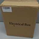 Outdoor Electrical Box 10 x 8 x 6''D NEMA 4X Enclosure Steel Box, Waterproof & Dustproof Outdoor/ Indoor Lockable Electrical Junction Box, with Mounting Plate