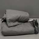 Smiry Waterproof Dog Bed Cover Blanket 30x70'', Soft Reversible Pet Blanket, Washable Leakproof Cats Dogs Couch Cover for Sofa, Couch, Furniture, Grey/Dark Grey 2 pcs