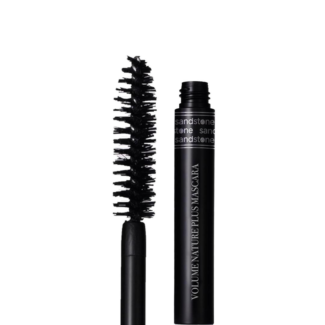 Sandstone Scandinavia Volume Nature Plus - Hypoallergenic Mascara for Sensitive Eyes - Smudge- Sweatproof and Lengthening - Vegan & Non-Toxic - Black