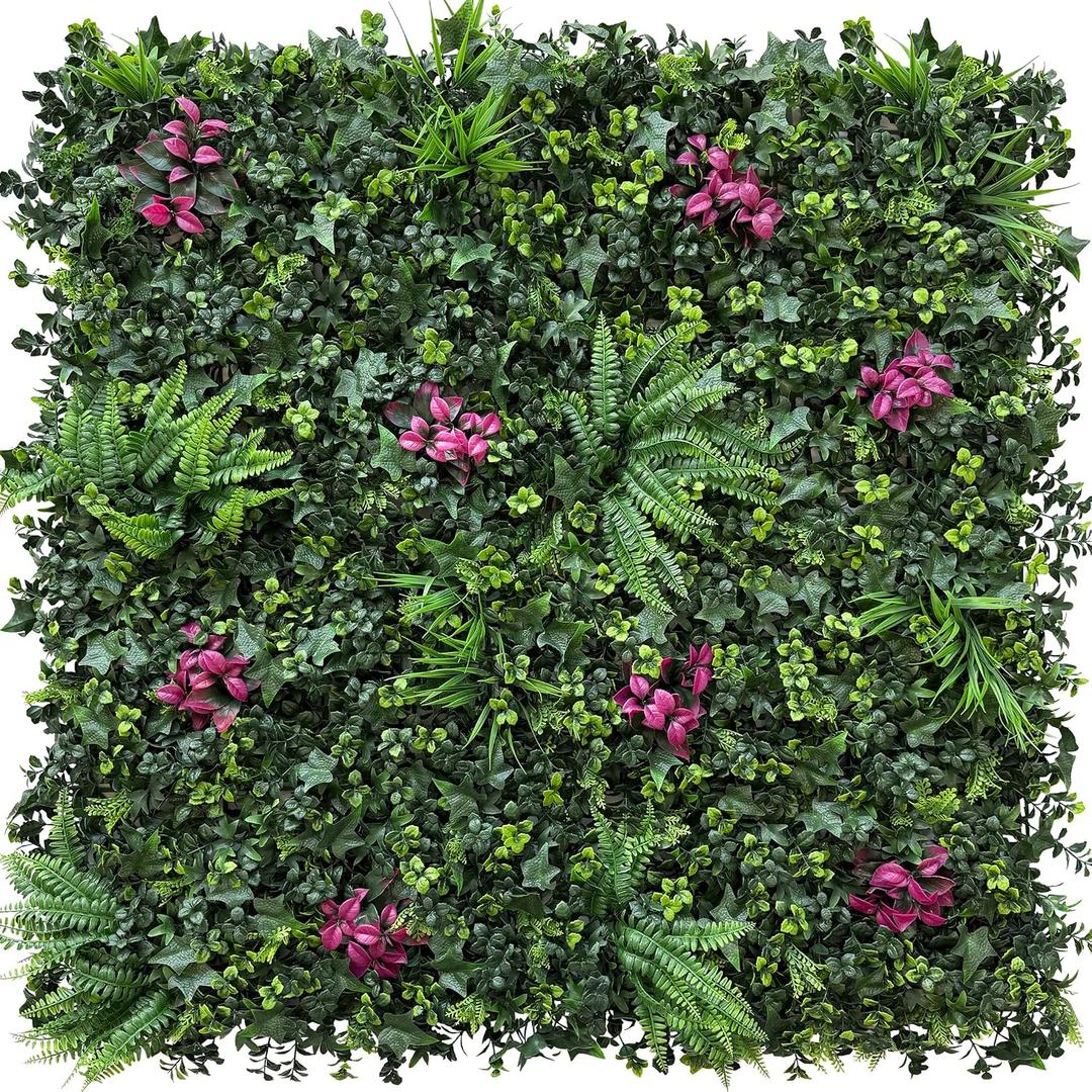 20''x20'' (12 Pieces) Artificial Hedge Vine Panels Greenery Backdrop