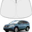 Proadsy 2025 Upgrade Windshield Sun Shade Custom Fit 2012-2016 Honda CRV 4-Layer Foldable Front Sunshade Protector Sun Visor Blocks UV Rays Keep Car Cooler Accessories