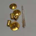 Sziqiqi Candlesticks Holder for Wedding Table Centerpiece - Gold Taper Candle Holders Candle Stick Holder Bulk for Christmas Candlelight Dinner Wedding Party Festival Decor 3 Pieces