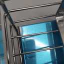 Cisily Sink Caddy Sponge Holder for Kitchen with Brush Holder and Stainless Steel Self Drain Tray, Rustproof Kitchen Sink Organizer for Sponge, Soap Dispenser Storage Accessories (Stainless Steel)