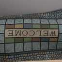 CHICHIC Rectangle Entrance Door Mat Large 18 x 30 Inch Entry Way High Traffic Area Doormat Front Door Rugs Outdoors Heavy Duty Welcome Mat, Non Slip Rubber Back Low Profile for Garage (1'6" x 2'6" (Rectangular), Blue)