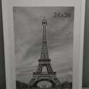 upsimples 24x36 Poster Frame White 3 Pack, Scratch-Proof Picture Frames 24 x 36 for Photo Gallery - Slide-In Strips, Horizontal or Vertical Wall Mounting