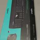 Logitech MK345 Full Size Wireless Keyboard and Mouse Combo - Black