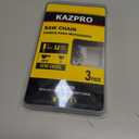 8 Inch Chainsaw Chain 34 Drive Links 3/8" LP Pitch, .043" Gauge, Low kickback, Lubrication System Chainsaw Blade fits Craftsman, Echo, Homelite, Poulan, Ryobi, Wrox, etc, KP-R34 (3 Pack)