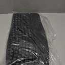 EDJO Wireless Keyboard,2.4G USB/Bluetooth Dual-Channel Connection, Full Size Wave Keys Ergonomic Keyboard with Soft Wrist Rest for Windows, Mac OS Desktop/Laptop/PC(Black)