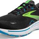 Brooks Mens Adrenaline GTS 23 Supportive Running Shoe (9.5 Wide, Black/Hawaiian Ocean/Green)