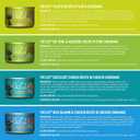 Tiki Cat Luau Variety Pack, Succulent Combinations of Real Shredded Protein in a Rich Flavorful Consumme, Grain-Free Balanced Nutrition Wet Canned Cat Food, for All Life Stages, 6 oz. Can (8 Count) (EXP 04/01/28)