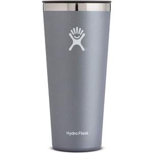Hydro Flask Tumbler Cup - Stainless Steel & Vacuum Insulated - Press-in Lid - 32 oz, Graphite