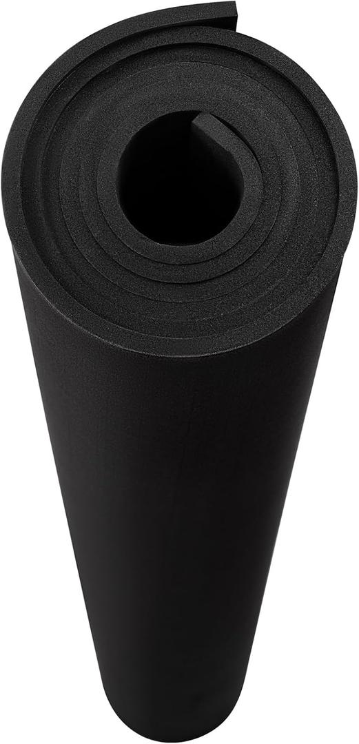 AMZQNART EVA Foam 4mm, Cosplay Foam 39x59 inch Black, High Density 90 kg/m, for Craft Projects Cosplay Costumes, Fake Weapons, Decorations, Christmas, Easter, Thanksgiving, etc.