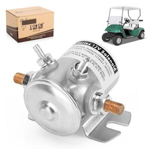 10L0L Max 250A Continuous Duty 12V Solenoid Relay for EZGO Marathon 1979-1994 Gas Golf Cart, Forklift, Tractor, RV, Marine, Motor, Winch, OEM 16542-G1 70-111224 3635820 1114208 1114218 1114223