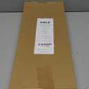 Heavy Duty Curtain Rods for Windows 72 to 144 Inch, 1 Inch Adjustable Black Curtain Rod Set with Easy Installation and Modern Design (A1,Black,30-150")