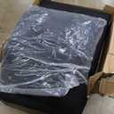 Homall Futon Sofa Bed, Modern Loveseat Futon Couch with Adjustable Backrest and Armrests, Sleeper Sofa Bed with Wood Frame for Living Room, Office, Apartment (Fabric, Black)