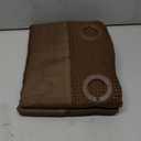 eachope No Hooks Needed Linen Textured Shower Curtain with Snap-in Fabric Liner Set,Hotel Luxury Decor Shower Curtains for Bathroom with Mesh Top Window,Waterproof & Washable,71Wx74H,Khaki/Tan