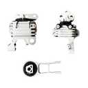 Engine Mount Kit for 2003-2008 Corolla 1.8L - Set of 4 Replaces A4218 A4219 A4220 A4221 - Also Fits Matrix & Pontiac Vibe