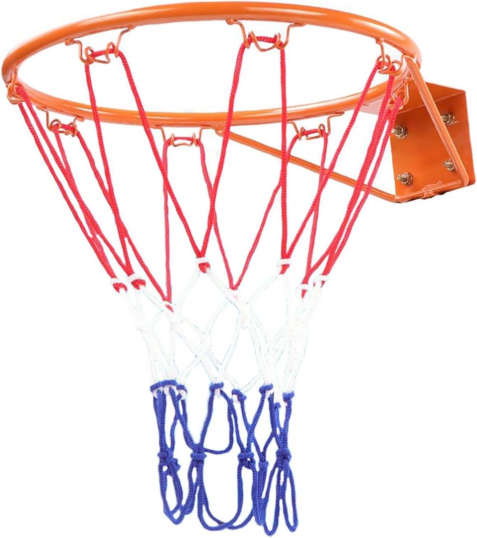 Dream Travel Kids Basketball Rim Goal - Wall Mounted Indoor/Outdoor Hanging Hoop, 32cm/12.6in
