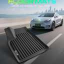 YHTAUTO Floor Mats Compatible with Tesla Model X 2022-2026, 7 Seats, TPE All Weather Car Mats Waterproof Anti-Slip Odorless Floor Liner, Interior Car Accessories