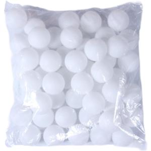 40mm Raffle Balls for Games and Crafts Activities (50 pieces white)