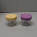 KeaBabies 12pk 4oz Glass Baby Food Containers with Lids  LeakProof, Microwavable Small Glass Jars, Baby Purees & Toddler Snack Storage Containers, BPAFree, Dishwasher & Freezer Safe (Nord)