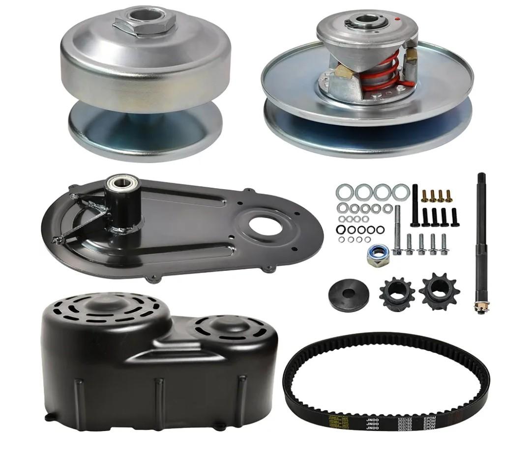JNDO 40 Series Torque Converter Kit 1in Bore for Predator 420cc Go Kart 1 inch bore driver, 3/4 inch driven, for 8hp-16hp, Predator 420cc, Comet 209133A, Manco 2432, go kart
