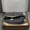 Blissful Diary Baby Play Gym & Activity Mat, 5 Developmental Zones Wooden Tummy Time Mat with 5 Detachable Sensory Toys for Motor Skills & Sensory Development, Baby Essentials Shower Gift (Gray Round)