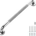 Grab Bars for Shower, 2 Pack 18-Inch Anti Slip Shower Handles for Elderly, Safety Shower Grab Bar, Stainless Steel Handicap Grab Bars for Bathroom (Polished Nickel 1" Diameter)