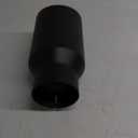 LCGP 5" inlet Diesel Universal Exhaust Tip , 7" outlet 15" Long Truck Tailtip, Black Powder Coated, Stainless Steel, Bolt-On