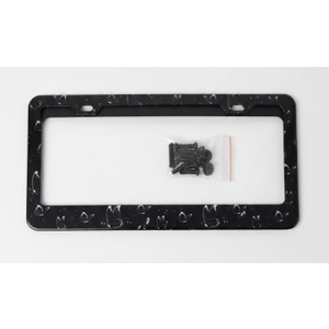 Night butterfly License Plate Frame Funny Stainless Steel Starry Sky License Plate Frames Auto Parts Decoration with Screws License Plate Holder for Men Women 12x6 Inch