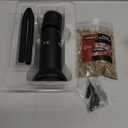 Smoking Gun Portable Smoker Infuser, Handheld Cocktail Smoke Food Smoker for Meat, Sous Vide, Drinks, Cheese, Cup Cover and Wood Chips Included, Black