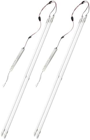 jimwhen 2Pack 4FT LED Retrofit Kits, 24W Magnetic retrofit kit, 5000K Daylight White, Super Bright 3600LM, No Dimmable, Recessed Fluorescent Replacement Light, Easy Install, Milky Cover