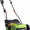 GreenSweep TurfoMax | Artificial Grass Electric Turf Sweeper, 5 Adjustable Height Settings, Foldable Handle, Collection Bag Included, Restores Flattened Turf & Removes Debris
