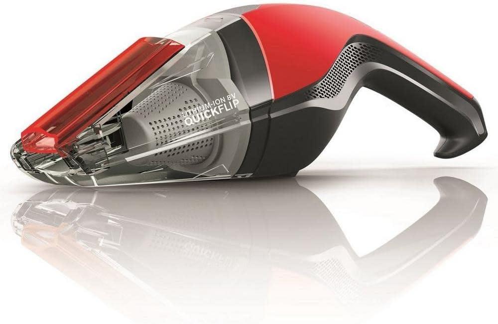 Dirt Devil Handheld Cleaner Quick Flip 8 Volt Lithium Cordless Red Hand Vacuum BD30010