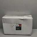 Liacere 175PCS Christmas Plastic Plates - White & Green; Includes 50 Wreath Plates, 25 Red Cutlery, 25 Cups, 25 Tree Napkins