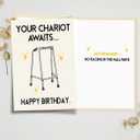 8 x Funny Birthday Cards for Men Women, Birthday Gifts Card for Dad Mom, Old People Gifts for Grandpa Grandma, Funny Gift for Sister Brother