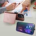 Bocasal Wallet Case for iPhone 14 Plus Compatible with MagSafe Magnetic RFID Blocking Detachable Premium PU Leather Flip Case with Card Slots Holder Kickstand Wireless Charging 6.7 Inch (Rose Gold)