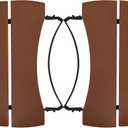 Side Shelves Upgrade Plus Big Green Egg Accessories, Composite 3 Slat Egg Mates for XLarge Big Green Egg with Folding Side Shelves Replacement Parts Grill