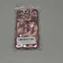 XIZYO for iPhone 16 Pro Max Case 6.9 Inch Cute Wave Pattern Aesthetic Phone Case 3D Curly Wavy Shape Plating Glitter Bling for Women Girls Soft Bumper Silicone Shockproof Case, Plated Pink