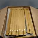 Wokceer 10x10 FT Backdrop Stand Heavy Duty Pipe and Drape Kit, Adjustable Gold Backdrop Stand for Wedding Birthday Party Photography Photo Booth Background Christmas Decoration