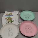 Dino Kindergarten Plates With Carrying Bag