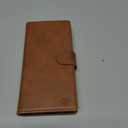 DuckSky Compatible with Samsung Galaxy S26 Ultra Genuine Leather Wallet caseRFID Blocking4 Credit Card HolderReal Leather Flip Phone case Cover Women Men for Samsung S26 Ultra case Light Brown