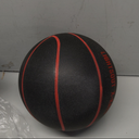 LIGHTSOUT Indoor Silent Basketball Size 7 (29.5") Quiet Basketballs Dribbling Indoor Very Sleek Black/red, Practicing at Home Indoor Basketball Foam No Noise Airless, No Scratch or Damage of Flooring