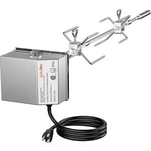 onlyfire Stainless Steel Rotisserie Kit Weber 7659 Replacement for Weber Spirit and Spirit II 200/300 Series Gas Grill, NOT FIT for Weber Spirit Grills Manufactured in 2025