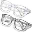 Safety Glasses Anti Fog Clear Blue Light Blocking Eye Protection Nurse Goggles for Women Men