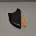 Matte Black Driver Side Mirror Bottom Cover Compatible with Tesla Model 3 2017 2018 2019 2020 2021 2022 2023 2024  Left Side Lower Mirror Base Cap (Model 3 Black Cover) (Right-Passenger Side)