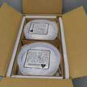 LE TAUCI Soup Bowls With Handles 28 oz and Silicone Lids, French Onion Soup Bowl for Chili, Beef Stew, Cereal, Ceramic Soup Crocks oven Safe, Microwave Dishwasher Safe - 5.5 inch, Set of 4, White