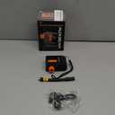 Auxbeam Tiny Bike Pump with Gauge, 120PSI Electric Bicycle Pump with Presta and Schrader Valve, Portable Air Pump for Road Bike, City, Mountain and E-Bike