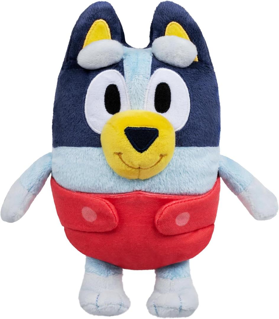 Bluey Friends Plush Soft Toy | Baby Plush Toy with Removable Nappy (Diaper)