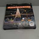 Onory Christmas Outdoor Star String Lights 23FT 860 LED Waterproof Waterfall Tree Lights with Star Topper, 8 Modes Christmas Decorations Outdoor Tree Lights for Patio, Yard, Party Holiday Dec (Cool White)